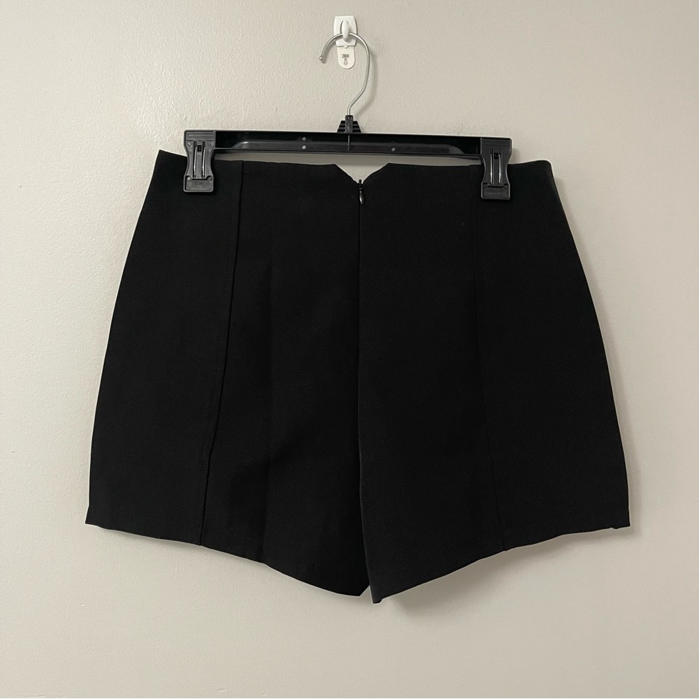 Black high waist shorts